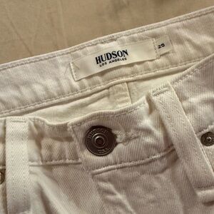 Hudson Jeans in Crisp White Worn Once Size 25